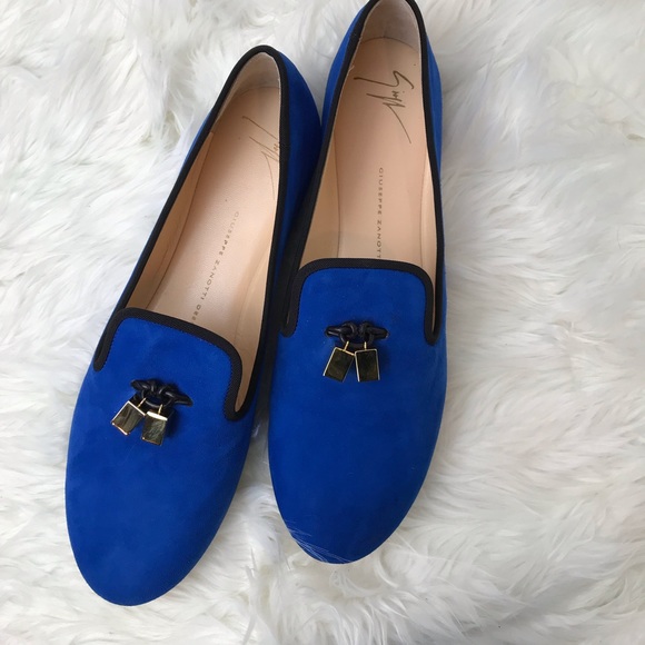 Giuseppe Zanotti Other - NWOT Authentic Giuseppe Zanotti blue suede